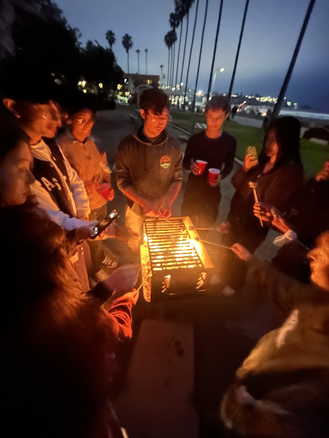 Beach End of Year Bonfire